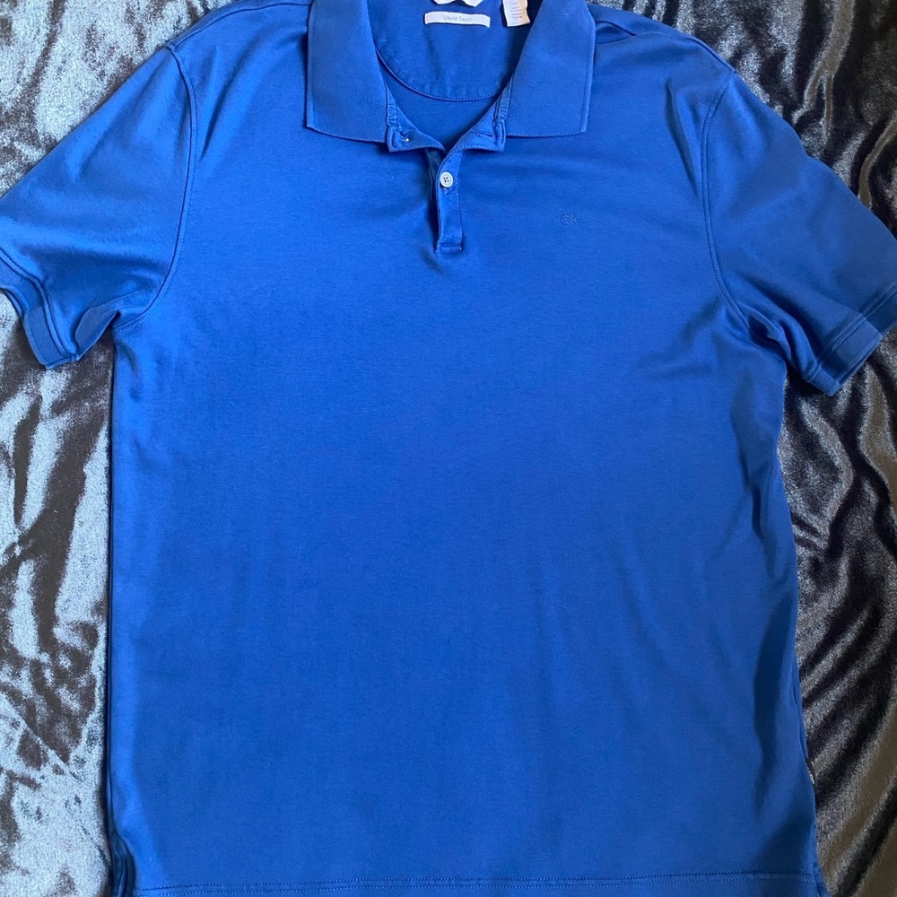 💙Calvin Klein Men's Liquid Touch Cotton Polo💙 - Picture 2 of 4